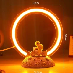 Astronauten-Fahrrad-Nachtlicht – Weltraum-Dekor