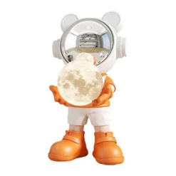 Astronauten-Mond-Tischlampe – Nachtlicht mit Weltraummotiv