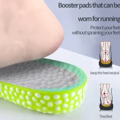 Atmungsaktive erhöhte Einlegesohlen – weiche Fußunterstützung für Unisex