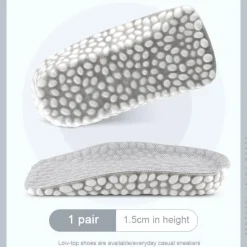 Atmungsaktive erhöhte Einlegesohlen – weiche Fußunterstützung für Unisex