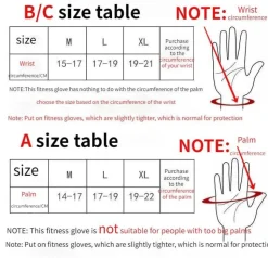 Atmungsaktive Fitnesshandschuhe – Power Grip Workout Gear