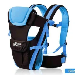 Atmungsaktive 4-in-1-Babytrage mit Frontansicht