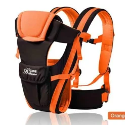 Atmungsaktive 4-in-1-Babytrage mit Frontansicht