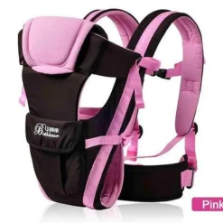 Atmungsaktive 4-in-1-Babytrage mit Frontansicht