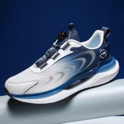 Atmungsaktive Sneakers mit automatischer Schnürung – Kreative, bequeme Schuhe