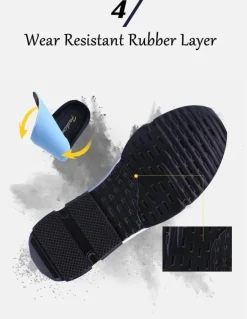 Atmungsaktive Strickschuhe für Herren – verschleißfestes Schuhwerk