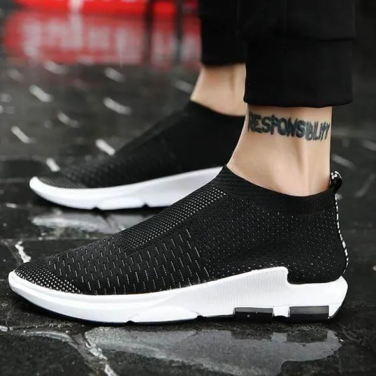 Atmungsaktive Strickschuhe für Herren – verschleißfestes Schuhwerk