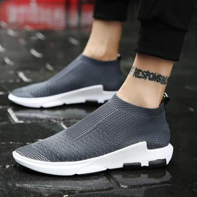 Atmungsaktive Strickschuhe für Herren – verschleißfestes Schuhwerk