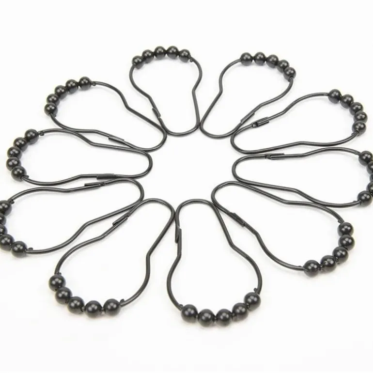 Atoll Shower Curtain Hooks - Stylish Bathroom Accessories