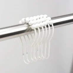 Atoll Shower Curtain Hooks - Stylish Bathroom Accessories