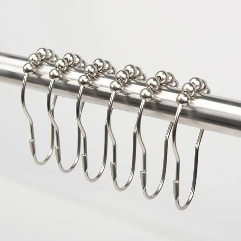 Atoll Shower Curtain Hooks - Stylish Bathroom Accessories