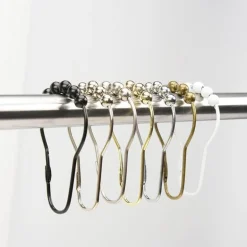 Atoll Shower Curtain Hooks - Stylish Bathroom Accessories