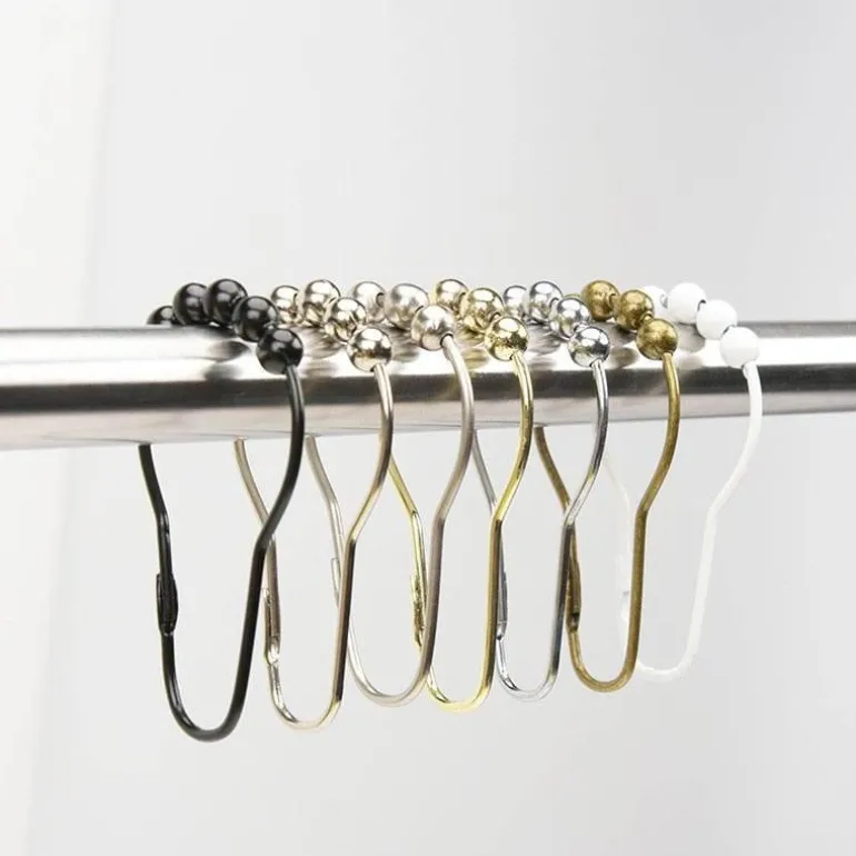 Atoll Shower Curtain Hooks - Stylish Bathroom Accessories