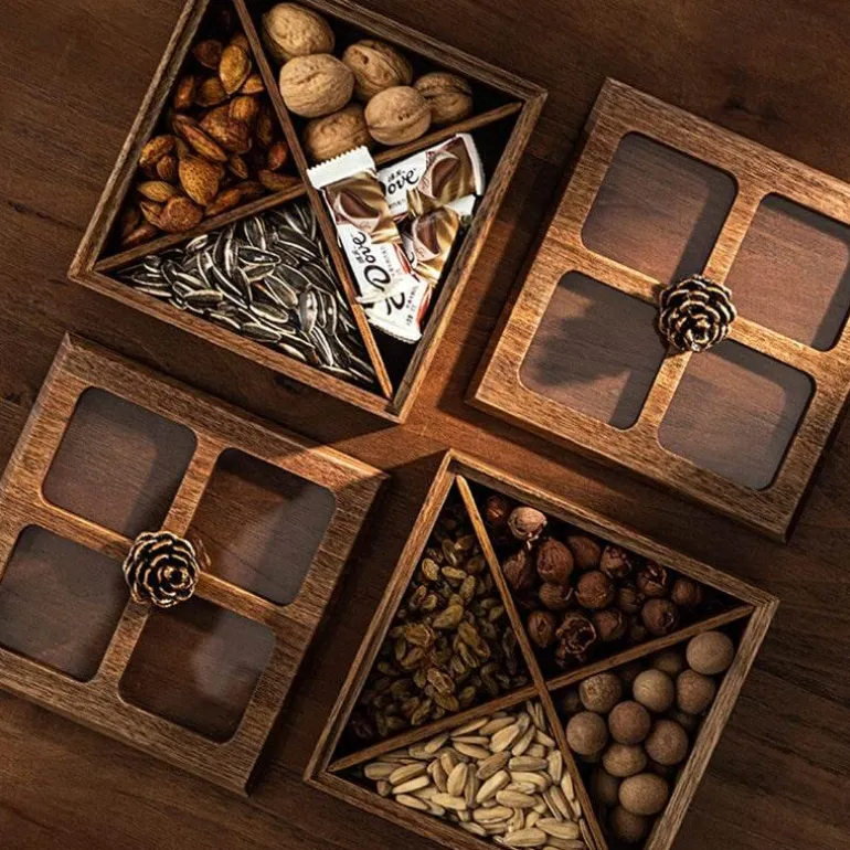 Aufbewahrungsbox aus Walnussholz – Eleganter Organizer aus Holz