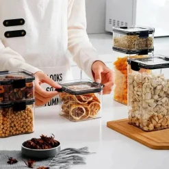 Aufbewahrungsbox für die Küche – Organisieren Sie den Vorratsbehälter für die Speisekammer zu Hause