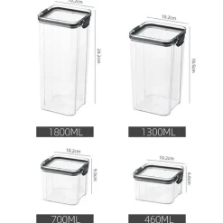 Aufbewahrungsbox für die Küche – Organisieren Sie den Vorratsbehälter für die Speisekammer zu Hause