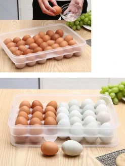 Aufbewahrungsbox für Enteneier – Küchenorganizer aus Kunststoff im japanischen Stil