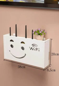 Aufbewahrungsbox für WLAN-Router und TV-Set-Top-Box-Rack, Power Organizer