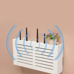 Aufbewahrungsbox für WLAN-Router und TV-Set-Top-Box-Rack, Power Organizer