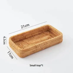 Aufbewahrungskorb aus Rattan – Stilvoller Korb-Küchenorganizer