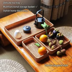 Aufbewahrungskorb aus Rattan – Stilvoller Korb-Küchenorganizer