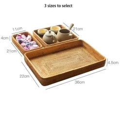 Aufbewahrungskorb aus Rattan – Stilvoller Korb-Küchenorganizer