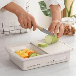 Aufbewahrungskorb für Schneidebretter – Multifunktionaler Küchen-Organizer