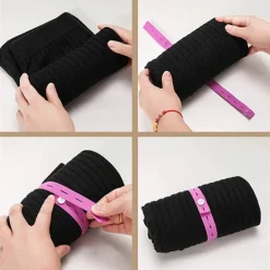Aufbewahrungstaschen mit Gummiband – Kleider-Organizer für Schals, Hemden und Hosen