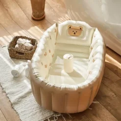 Aufblasbare Mini-Badewanne – Little Swimmer Babybadewanne für Kinder