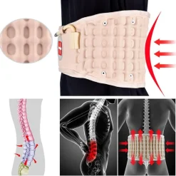 Aufblasbarer Lendenstützgürtel mit Massagegerät – Hilfe zur Linderung von Rückenschmerzen