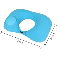 Aufblasbares Nackenkissen – leicht aufzupumpendes Reisestützkissen