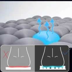 Aufblasbares Stuhlkissen – ultraweicher Komfort mit Wärmeableitung