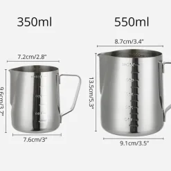 Aufschäumkrug aus Edelstahl – Latte Art Tool