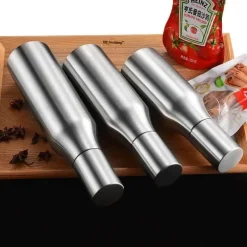 Auslaufsichere Ölflasche aus Edelstahl – Gewürzspender für die Küche