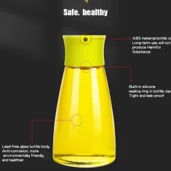 Auslaufsicherer Gewürzspender - 170 ml Öl-Sojasauce-Essigflasche