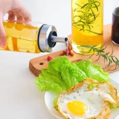 Auslaufsicherer Glasspender – langlebige Öl- und Essigflasche