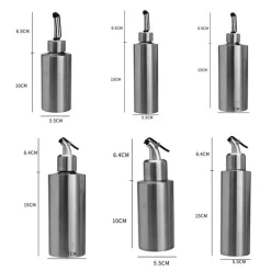 Auslaufsicherer Öltopf aus Edelstahl – Gewürzbehälter für die Küche