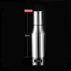 Auslaufsicherer Öltopf aus Edelstahl zur Gewürz- und Saftaufbewahrung in der Küche