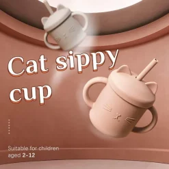 Auslaufsicherer, süßer Baby-Futterbecher