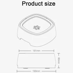 Auslaufsicherer Wassernapf für Haustiere – Auslaufsicherer Flüssigkeitsspender für Hunde und Katzen