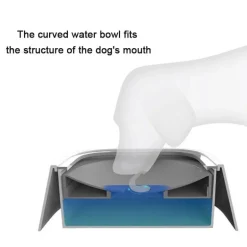 Auslaufsicherer Wassernapf für Haustiere – Auslaufsicherer Flüssigkeitsspender für Hunde und Katzen