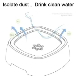 Auslaufsicherer Wassernapf für Haustiere – Auslaufsicherer Flüssigkeitsspender für Hunde und Katzen