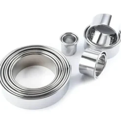 Ausstechformen-Set aus Edelstahl – Runde Backwerkzeuge