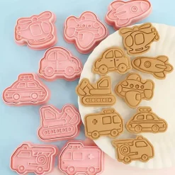 Ausstechformen-Set für technische LKWs – Fahrzeug-Backformen