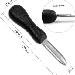 Austernmesser, Jakobsmuschelöffner – Werkzeug zum Öffnen von Meeresfrüchten