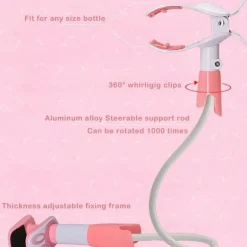 Ausziehbarer Babyflaschenhalter-Clip – verstellbares Fütterungszubehör