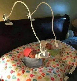 Ausziehbarer Babyflaschenhalter-Clip – verstellbares Fütterungszubehör