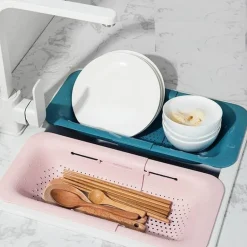 Ausziehbarer Küchenabtropfkorb – Stilvoller Küchenorganizer