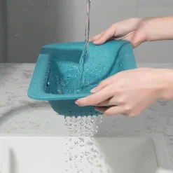 Ausziehbarer Küchenabtropfkorb – Stilvoller Küchenorganizer