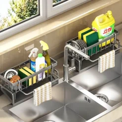 Ausziehbarer Spülbecken-Organizer – Einfache Aufbewahrungslösung für die Küche